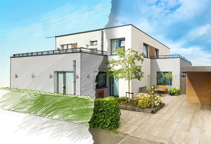 Uitbouw: ontwerp en vergunning door Inventa Advies